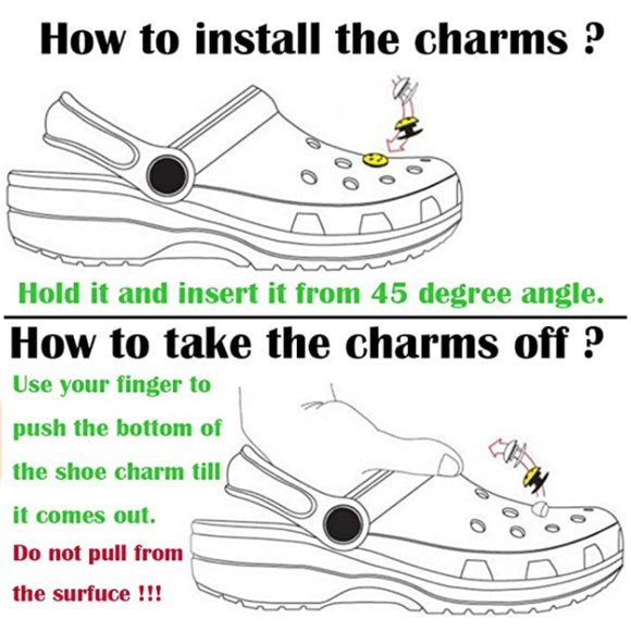 20 pcs Glow In The Dark Shoe Jibbitz Charms Set - Picture 3 of 5